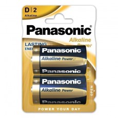 Battery Panasonic Alcaline Power LR20APB/2BP size D Pcs. 2