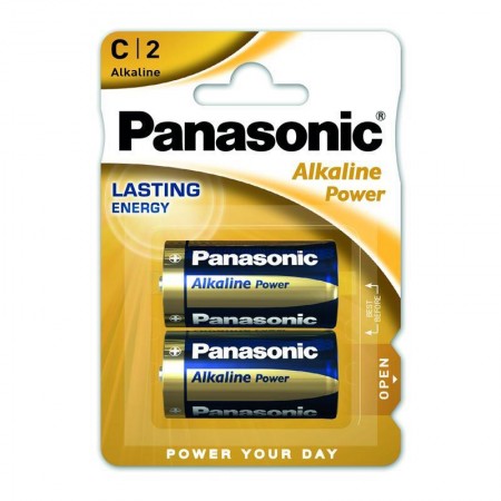 Battery Panasonic Alcaline Power LR14APB/2BP size C Pcs. 2