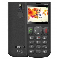 Maxcom MM750 2.3" with Large Buttons, Bluetooth, Radio, Camera and Emergency Button Black