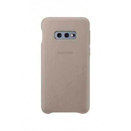 Case Faceplate Samsung Leather Cover EF-VG970LJEGWW for SM-G970F Galaxy S10e Gray