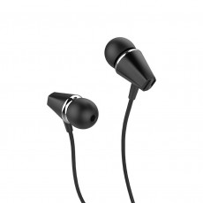 Hands Free Hoco M34 Earphones Stereo 3.5mm Black with Micrphone and Operation Control Button