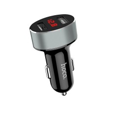Car Charger Hoco Z26 High Praise Dual USB 5V/2.1A 10.5W and Input 12/24V Black