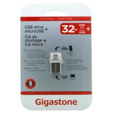 Gigastone Prime Series USB 3.0 Flash Drive Micro USB 32GB OTG for Smartphones & Tablet U305A 5 Years Guarantee
