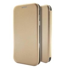 Book Case Ancus Magnetic Curve for Samsung SM-A920F Galaxy A9 (2018) TPU Gold