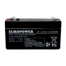 Battery for UPS Europower (6V 1.2Ah) 300g 56x97x25mm