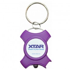 Keychain Flashlight Xtar X-Xraft USB-XPK Led 5 Lumens Purple