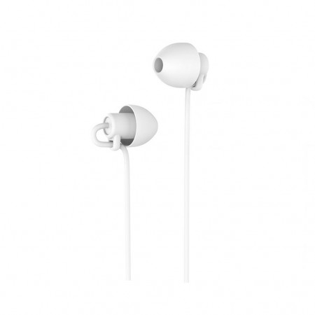 Hands Free Hoco M56 Audio Dream Earphones Mini&Soft Stereo 3.5mm White with Micrphone+Operation Control Button