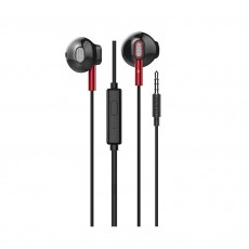 Hands Free Hoco M57 Sky Sound Earphones Stereo 3.5 mm Black with Micrphone and Operation Control Button