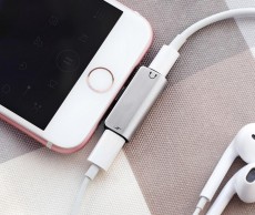 Adapter Hoco LS24 2-in-1 Lightning to Dual Lightning 2.0A Silver