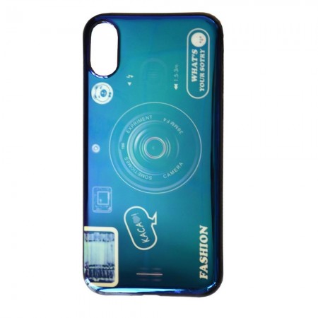 TPU Case Ancus Fashion with Pop Base for Apple iPhone X / XS Blue