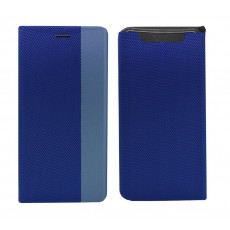 Book Case Ancus Magnetic Canvas for Samsung SM-A805F Galaxy A80 TPU Blue