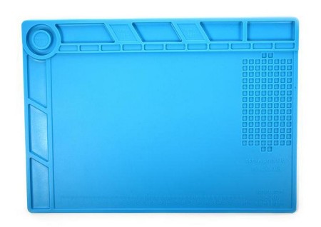 Antistatic Pad for Workbench S-140 with Magnetic Frame Blue 35x25cm