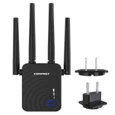 Wifi Repeater / Extender Dual Band Hi-Speed Comfast CF-WR754AC 1200Mbps with Four External Antennas