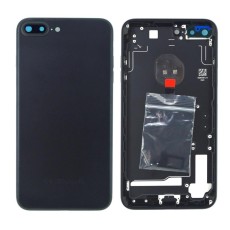 Battery Cover with Frame for Apple iPhone 7 Plus Black with Camera Lens, SIM Tray and External Keys OEM Type A