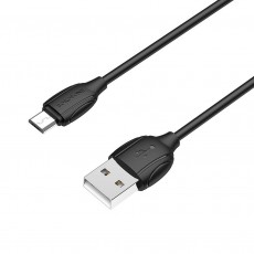 Data Cable Borofone BX19 Benefit USB to Micro USB 2.4A 1m Black