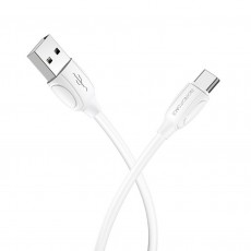 Data Cable Borofone BX19 Benefit USB to USB-C 3A 1m White