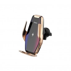 Car Mount Hoco S14 Surpass with Wireless Charger 15W Gold