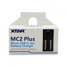 Industrial Type Battery Charger Xtar MC2 Plus USB, 2 Positions with Power Display