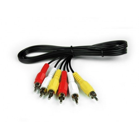Audio / Video Cable Jasper 3 x RCA Male to Male 1.5m