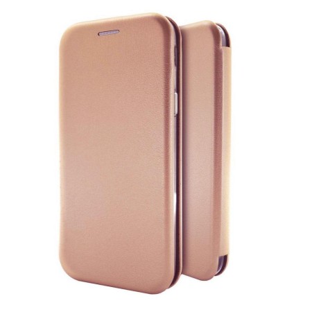 Book Case Ancus Magnetic Curve for Apple iPhone 11 Pro Max TPU Rose Gold