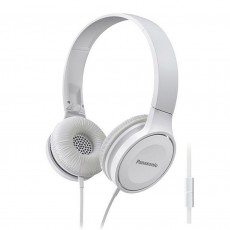Stereo Headphone Panasonic RP-HF100ME-W 3.5mm with Microphone and Folding Mechanism White