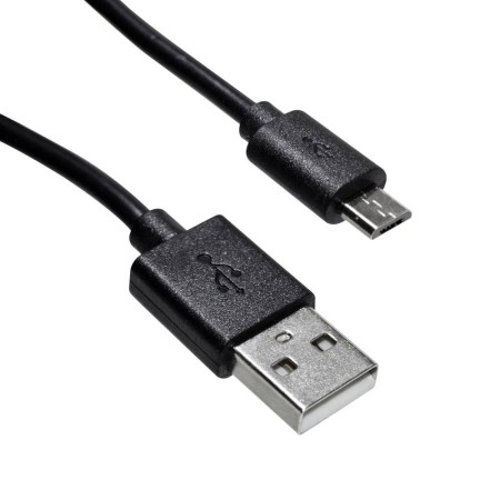 Data Cable Ancus Jasper Candy USB to Micro USB 20 cm Black