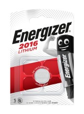 Buttoncell Lithium Energizer CR2016 3V Pcs. 1