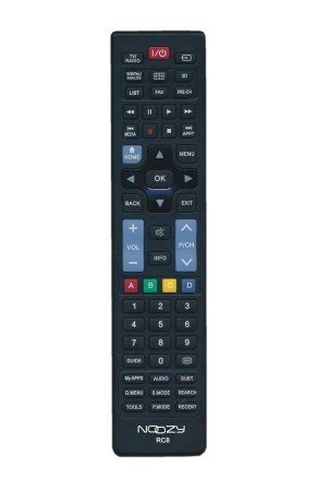 Remote Control Noozy RC8 for Sony, Samsung, LG TVs Ready to Use Without Set Up