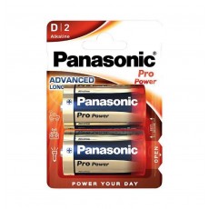 Battery Panasonic Alcaline Pro Power LR20PPG/2BP size D Pcs. 2