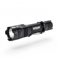 Set Flashlight Xtar TZ28 1100 Dual Switch IPX8 Black 1100 Lumens/Distance 302m with Charger MC1 Plus, Holster and set Case