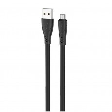 Data Cable Hoco X42 USB 2.4A Fast Charging to Micro-USB with Liquid Silicone Black 1m