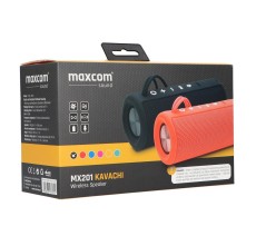 Wireless Speaker Bluetooth Maxcom Kavachi MX201 TWS 2x5W Black, IP66, Playing time: up to 10h, Float on Water