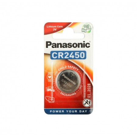 Buttoncell Lithium Panasonic CR2450 Pcs. 1