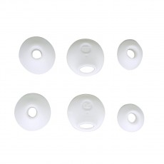 Spare Earbuds Ancus for Bluetooth and Hands Free White 4 pcs
