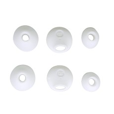 Spare Earbuds Ancus for Bluetooth and Hands Free White 6 pcs