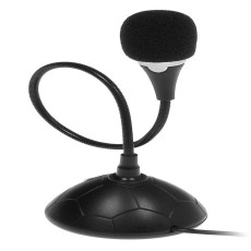 Computer Microphone Media-Tech MT392 Black with ON/OFF button and flexible arm