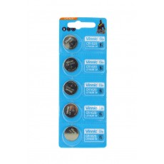 Buttoncell Vinnic CR1620 3V Pcs. 5 with Perferated Packaging