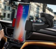 Car Mount Hoco CAD01 Easy-lock 360 Rotate Black - Red