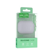 Case Hoco WB20 Fenix Liquid Silicone Protective Grey for Airpods Pro with Strap