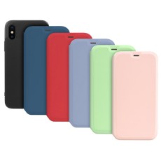 Case Hoco Colorful Series Liquid Silicone for Apple iPhone XS Max Blue