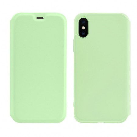 Case Hoco Colorful Series Liquid Silicone for Apple iPhone XS Max Green