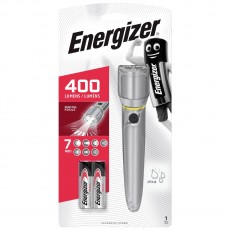 Torch Energizer Vision HD Focus 400 Lumens with LED light and Metal Body Silver