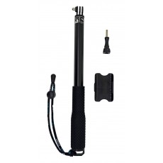 Selfie Stick Monopod Bluetooth LEDISTAR LDX-808 for GoPro, Photograph Machines and Mobile Phones Extendible Black (Closed 36cm, with Extention 110cm )