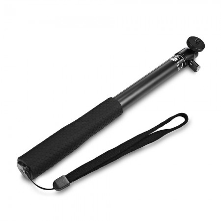 Selfie Stick Monopod LEDISTAR LDX-801 for Photograph Machines and Mobile Phones Extendible Black Length: 30cm-95cm