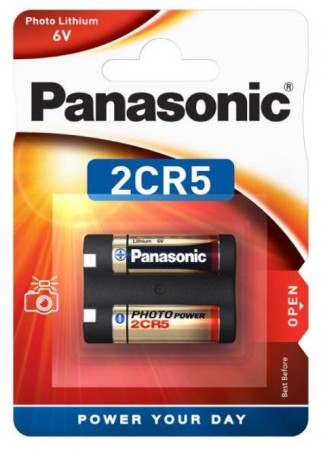 Battery Lithium Panasonic 2CR5 6V Pcs. 1