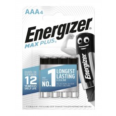 Battery Alkaline Energizer Max Plus LR03 size AAA 1.5V Pcs. 4
