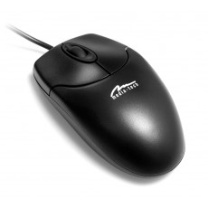 Wired Mouse Media-Tech MT1075K-PS2 800cpi with 3 Button + Scrolling Wheel Black