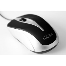 Wired Mouse Media-Tech MT1091S V.3.0 1000cpi with 3 Button with Scrolling Wheel Black-Silver