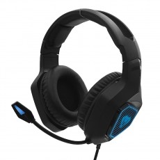 Stereo Headphone Media-Tech COBRA PRO YETI MT3599 3.5mm for Gamers with Microphone, Volume Control and Light Illumination Black