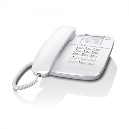 Corted Telephone Gigaset DA410 White με Χτυπημένη Συσκευασία